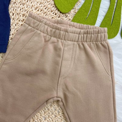 Conj. Blusa Manga Longa Baby Boy e Calça de Moletom - Marinho